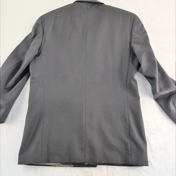 Bachrach Suit Jacket 100% Virgin Wool Men's 40W33R Double Breasted 23.5" Sleeves - Picture 10 of 10